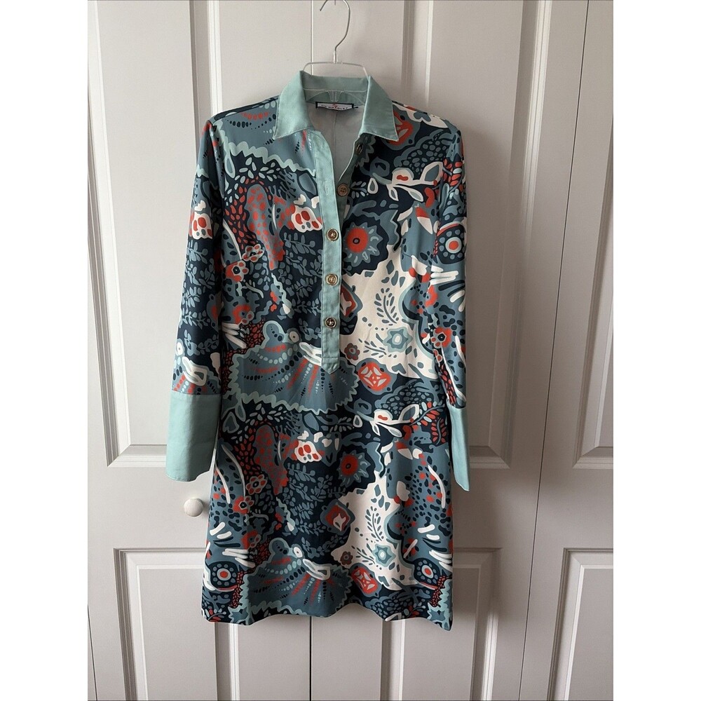 C.K. Bradley Collared Jersey Dress Size Medium
